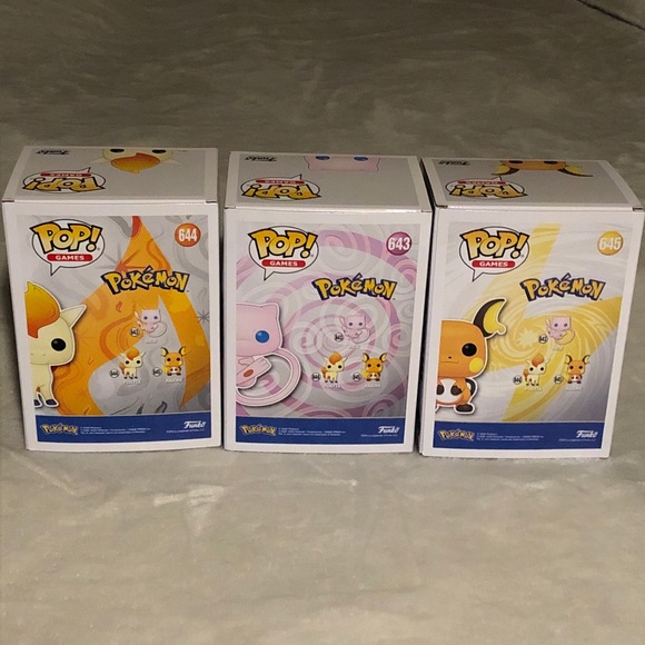 Pokémon Pop funko mew raichu ponyta 643 644 645 - Picture 4 of 7